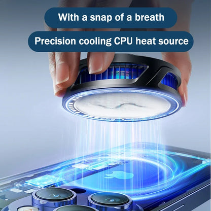 15W High Power Magnetic/ Back-clip 2 in 1 Semiconductor Freezable Ice Cooling Radiator SL25 Mobile Phone Summer PUBG Game Cooler