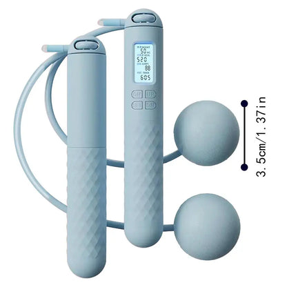 Cordless Jump Rope With Digital Counter Weight Loss Smart Skip Rope Ropeless Skipping Rope Adjustable Weighted Cordless Jump
