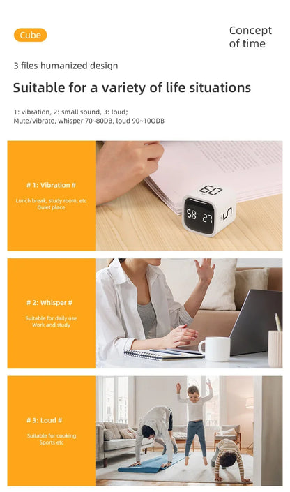 New learning timer Kitchen cooking countdown reminder digital alarm clock intelligent time management