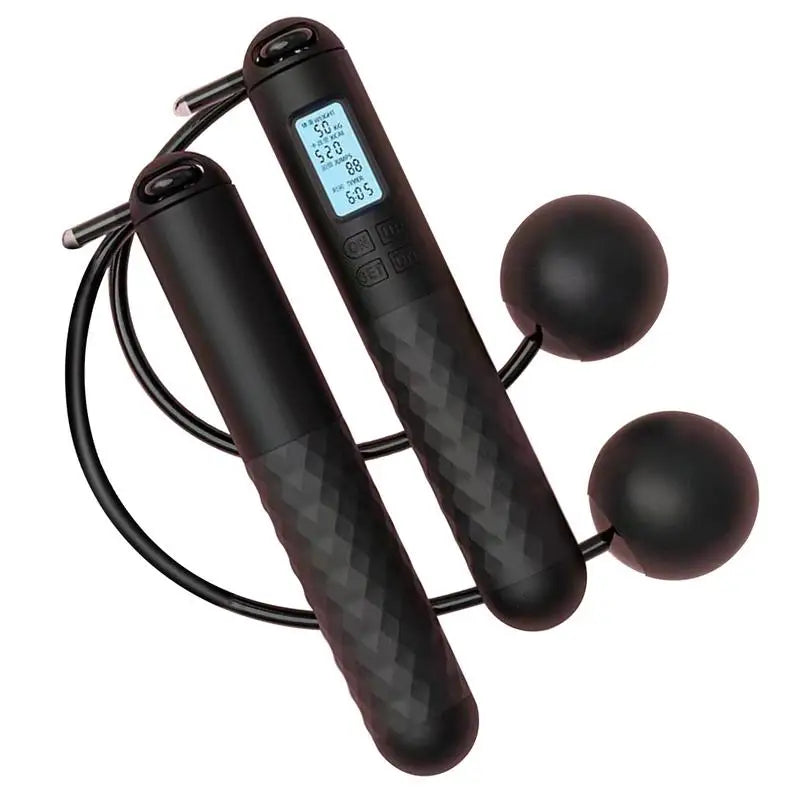 Cordless Jump Rope With Digital Counter Weight Loss Smart Skip Rope Ropeless Skipping Rope Adjustable Weighted Cordless Jump