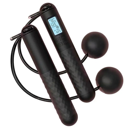 Cordless Jump Rope With Digital Counter Weight Loss Smart Skip Rope Ropeless Skipping Rope Adjustable Weighted Cordless Jump