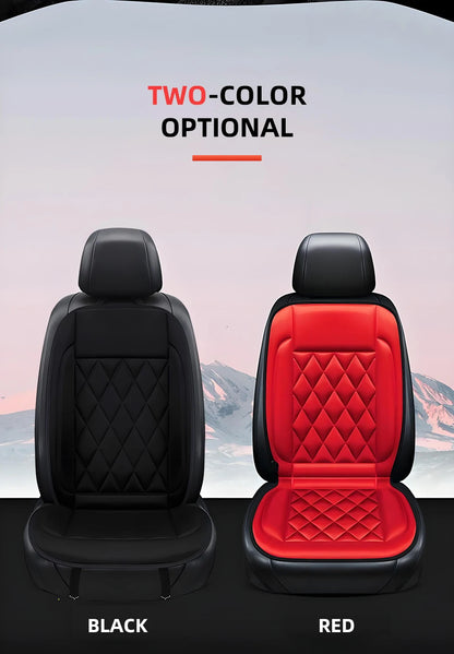 12V Universal Car Heated Seats Cushion Fast Heating Car Seat Covers Warm Winter Car Accessories Heating Pads Available Black＆Red