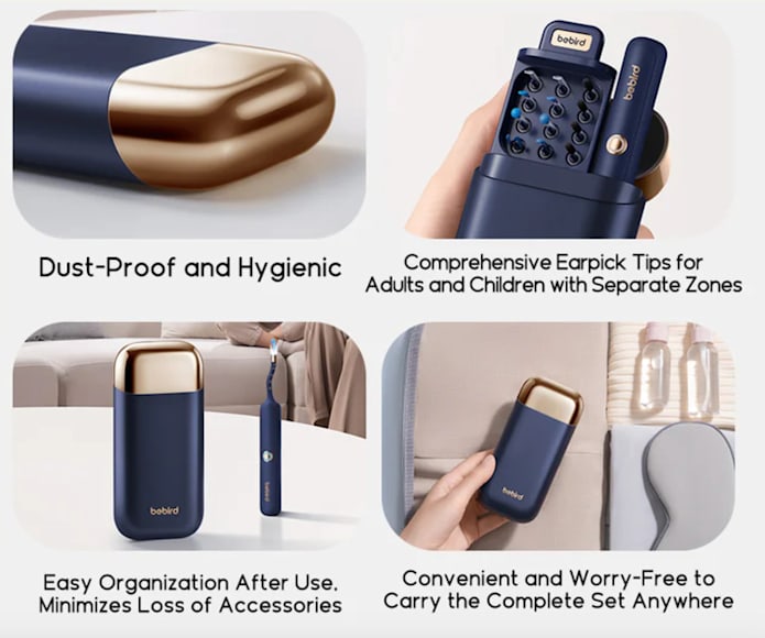 2025 New Bebird Earsight Plus I35R Ear Wax Removal Tool Camera Cleaner Kit- HD Wireless Flexible Otoscope, Pain-Free Ear Tweezer
